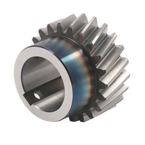 HXMT High Precision Free Design CNC Milled Turned Hardened Steel Double Spur <b>Gear</b> From Shenzhen Factory - Product Image 2