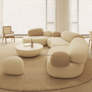 أريكة بهو فندق بتصميم جديد MAGI CASA غرفة معيشة مقطعية بشكل فريد غرفة انتظار أريكة - Product Image 4