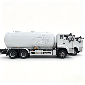 รถบรรทุกขนส่งก๊าซเหลว Sinotruk ได้รับการรับรองมาตรฐาน ASME ADR CE ถังบรรจุก๊าซเหลวแรงดันสูง - Product Image 2