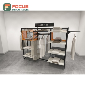 High Quality Store Interior Metal Wall Shelving Project Contractor Apparel Store - Product Image 1