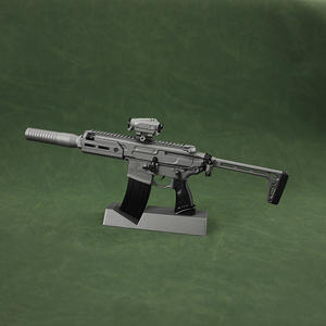 Fusils américain monde célèbre pistolet échelle modèle 3d noir <span class=keywords><strong>Sniper</strong></span> fusil métal bricolage jouet modèle pistolets militaire pistolet modèle - Product Image 2