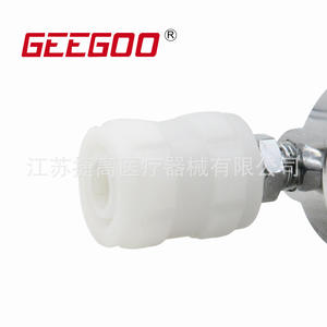 เกจวัดความดันออกซิเจนแบบแรงดันสูง-ต่ำ  พร้อมตัวปรับแรงดันแบบเกจเดียวสำหรับตัวปรับแรงดันออกซิเจน - Product Image 4