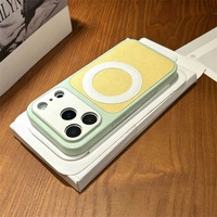 Étui de téléphone de luxe en cuir motif litchi pour iPhone 18 Pro 17 16 15 14 13 12 11 Pro Max Plus, coque magnétique colorée effet bloc de couleur