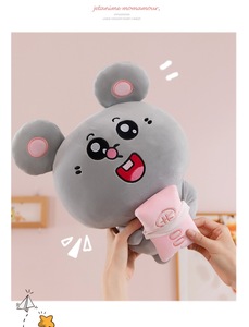 Dễ thương <span class=keywords><strong>Mickey</strong></span> Mouse sang trọng búp bê wangcai chó Khoai Tây Chip Chuột Túi Búp Bê Keychain Mặt dây chuyền vui Đồ chơi - Product Image 2