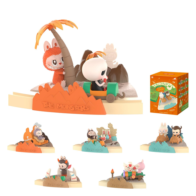 POP MART the Monsters Playing Games Series Scene Blind Box Figures Random Collectible Toys Decorations, Holiday Birthday Gifts