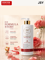 Gel Douche Éclaircissant et Hydratant à l'Acide Kojique Marque Blanche, Nettoyage en Profondeur, Parfum Floral, Soin Corporel 500mL OEM ODM