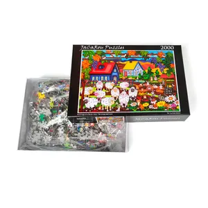 Gepersonaliseerde Custom Puzzel Spel 100 500 1000 2000 Voor Volwassen Kinderen