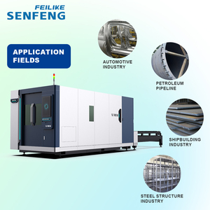 Senfeng vendite dirette della fabbrica nuova macchina di taglio Laser ad alta potenza in fibra per la lavorazione dei metalli supporta AI/BMP - Product Image 4