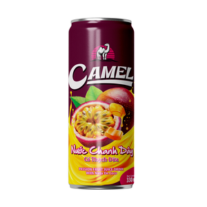 Bebida de Jugo Premium Camel 330ml, Jugo de Maracuyá en Lata de Aluminio, 100% Natural, Exportador de Bebidas, OEM/ODM - Product Image 1