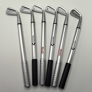 Stylo à bille en métal en forme de <span class=keywords><strong>club</strong></span> de golf, fournitures de <span class=keywords><strong>papeterie</strong></span> pour étudiants, logo imprimable, promotionnelle pour entreprises, avec pochette d'insertion - Product Image 2