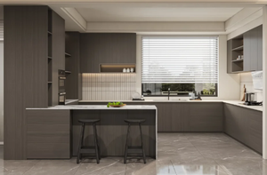 Petit meuble design automatique Armoire moderne haute brillance Cocinas Modulares Armoire de cuisine équipée Ensemble complet - Product Image 4