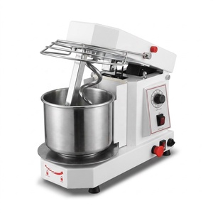 Mélangeur à spirale commercial à vitesse variable, machine à pétrir avec bol en acier inoxydable pour boulangerie, pizza, pain - Product Image 1