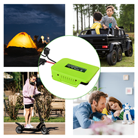 Adaptateur de roue d'alimentation pour batterie au lithium Ryobi 40V avec fusible et interrupteur, convertisseur d'adaptateur de batterie d'alimentation sécurisé à fil de calibre 14 pour bricolage