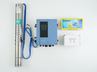 Pompe hybride AC/DC, pompe submersible AC/DC, pompe solaire AC/DC avec 2 capteurs