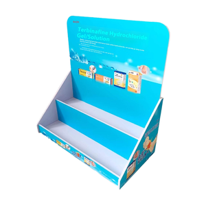 Tùy chỉnh Tabletop hiển thị thực phẩm đứng bán lẻ truy cập sử dụng đồ ăn nhẹ hiển thị đa lớp thực phẩm PVC bọt bảng hiển thị giá - Product Image 3