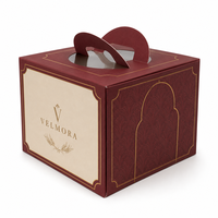 Boîtes à gâteaux en gros avec base et couvercle à fenêtre transparente, emballage pour gâteaux d'anniversaire, boîte carrée pour boulangerie, emballage personnalisé pour gâteaux à la crème avec logo