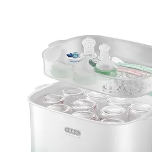Good Supplier Touch Panel Double Layer Baby Feeding Bottle Steam Sterilizer And Dryer