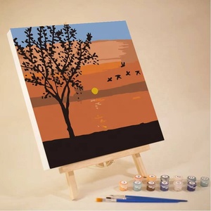Kit de Pintura por Números DIY con Soporte para Pinturas por Números, Lienzo y Marco para Niños y Adultos - Product Image 3