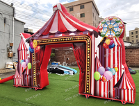 Arche gonflable publicitaire extérieure en forme de citrouille pour entrée, idéale pour les fêtes et événements, arche de portail gonflable pour location en parc d'attractions