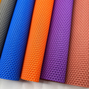 Starunk cường độ cao 100% polyester thân thiện với môi PVC teslin lưới vải đầy màu sắc cho ngoài trời - Product Image 2