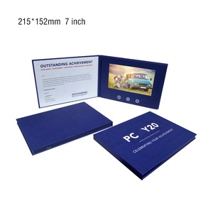 Paysage vidéo brochure fabricant 7 pouces mini écran LCD livre vidéo cadre <span class=keywords><strong>photo</strong></span> numérique pour la publicité de mariage - Product Image 1