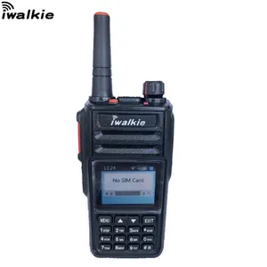 Walkie Talkie Ponsel 4G, Radio IP Linux Jarak Jauh 200 Km dengan Kartu Sim Iwalkie HJ3698L