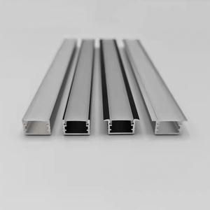 Barre lumineuse LED en aluminium encastrée, profilé en U, pour éclairage linéaire, fond, couloir, armoire, lampe de bar - Product Image 2