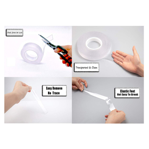 Yuhuan 2 millimetri x 30 millimetri x 5 metri Riutilizzabile Double-sided <span class=keywords><strong>Nastro</strong></span> Lavabile <span class=keywords><strong>Nano</strong></span> Adesivo Universale <span class=keywords><strong>Nano</strong></span> <span class=keywords><strong>Nastro</strong></span> - Product Image 3