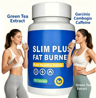 Capsules brûle-graisses Slim Plus, soutien naturel à la détoxification et à la gestion du poids, complément alimentaire pour adultes
