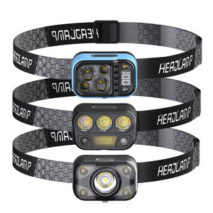 Headlamp Rechargeable Led Headlight 2000M Ah Motion Sensor Outdoor Cycling Fishing Portable Adjustable Band - Product Image 1
