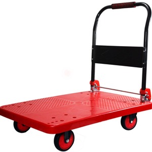 <b>Trolley</b> Pulling Tool Cart <b>Platform</b> <b>Trolley</b> <b>Trolley</b> Trailer Handling Rubber Mute Logistics Folding Zhiming YOSO - Product Image 3