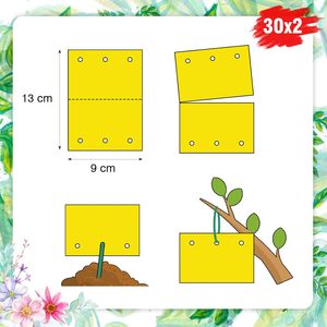 Hiệu quả cao đáng tin cậy màu vàng keo Board bay Keo Bẫy cho trong nhà Pest vấn đề - Product Image 2