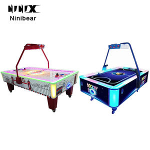 โต๊ะแอร์ฮอกกี้แบบหยอดเหรียญ ขนาด 7 ฟุต 8 ฟุต ทนทาน เกรดเชิงพาณิชย์ สำหรับบาร์ ศูนย์เกมอาร์เคด ผ่านพิธีการศุลกากรเร็วที่แคนาดา - Product Image 6