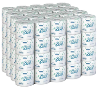 Papier toilette personnalisé 1 pli, jetable, écologique, absorbant, ultra doux, résistant, en pâte de bois vierge, vente en gros en vrac