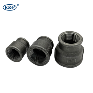 Nữ chủ đề giảm khớp nối ổ cắm cho phụ kiện đường ống mạ kẽm Xử lý bề mặt màu đen - Product Image 1