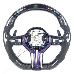 Volante Deportivo de Fibra de Carbono Real con LED Indicador de Velocidad y RPM para <span class=keywords><strong>BMW</strong></span> <span class=keywords><strong>320i</strong></span> 335i E90 E91 E92 E93 M3 Serie 3, <span class=keywords><strong>Precio</strong></span> de Fábrica - Product Image 5