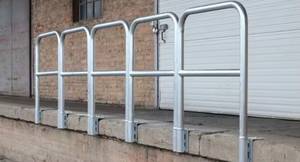 हटाने योग्य रिंग के आकार में बाधा गैल्वेनाइज्ड स्टील गार्ड सड़क भीड़ नियंत्रण, क्षैतिज सलाखों के साथ बाधा नियंत्रण सुरक्षा सुनिश्चित करता है - Product Image 5