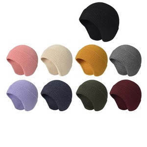 Acrylic mùa đông dệt kim Beanie <span class=keywords><strong>Hat</strong></span> Windproof và ấm áp tai vỗ cho cưỡi & chạy du lịch thân thiện và tùy chỉnh - Product Image 6