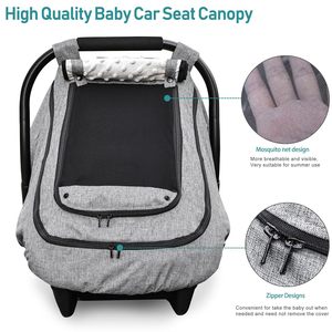 Housse de siège de voiture imperméable pour bébé par temps froid Housse de siège de voiture pour bébés coupe-vent pour garder les bébés au chaud et confortables - Product Image 4