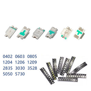 LED de alta luminosidad 0603 de luz blanca, tipo patch pequeño, en colores amarillo, rojo, rosa, morado, azul y verde - Venta directa de fábrica - Product Image 5