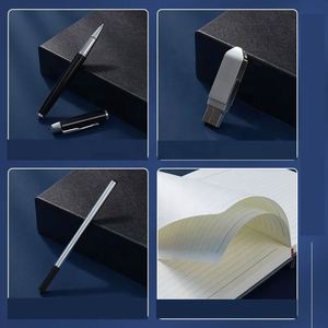 Coffret Cadeau d'Affaires de Luxe Promotionnel : Carnet A5 100 Feuilles, Clé USB, Stylo – Idéal pour Bureau, Festivals, Cadeau d'Entreprise Exécutif - Product Image 4