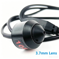 Kamera CCTV Mini AHD 2MP HD 1080P, Bodi Logam, Lensa 3.7mm Sudut Lebar, ODM untuk Sistem DVR AHD