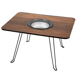 Bisina <b>Outdoor</b> Folding Charcoal Stove 80x60cm Large <b>Table</b> Top For Tea Cooking <b>BBQ</b> Hotpot - Product Image 5