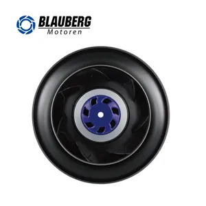 Blauberg 230v 225mm ventilatore centrifugo all'indietro dell'estrattore industriale dell'aria ad alto volume d'aria per l'industria automobilistica