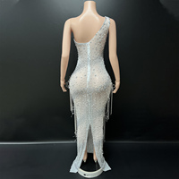 Novance Y5475 Produits de dropshipping 2025 Robes de soirée tendance de luxe grande taille à une épaule Mode Femme Robe de soirée en boîte de nuit