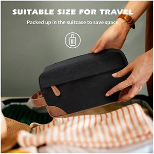 Trousse de Toilette Suspendue BSCI pour Hommes, Sac de Rasage en Nylon Résistant à l'Eau Grande Capacité pour Voyage - Product Image 6