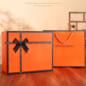 Elegante Caja de Regalo Rectangular Beige con Cinta de Satén Negra e Impresión de Eslogan para Cosméticos, Joyería, Envoltura de Regalos de San Valentín - Product Image 5