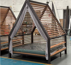 Structure de pergola, gazebo, pavillon et lit de repos en aluminium sur mesure, directement de l'usine, pour projets de villas, hôtels et cottages - Product Image 3