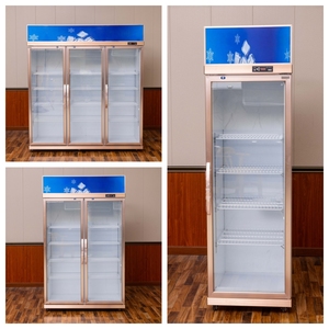 Refrigerador Comercial para Supermercados, Refrigerador <span class=keywords><strong>de</strong></span> Exhibición con Enfriamiento por Aire para Bebidas, <span class=keywords><strong>CocaCola</strong></span>, Pepsi, Otras Bebidas y Helados, para Uso en Tiendas - Product Image 2