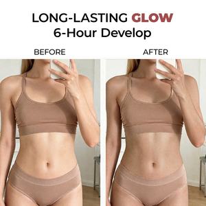 Yüz ve vücut koyu kendini Tanner köpük uzun ömürlü sahte Tan çözüm güneşsiz Tanner köpük - Product Image 2